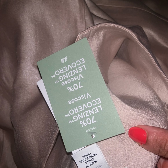 NUDE SHIMMERING KAFTAN - Picture 7 of 8